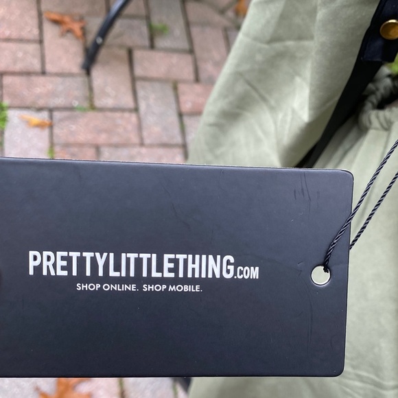 Beautiful unique olive dress size 10 - Picture 3 of 6